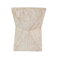MGO Outdoor Side Table with Hourglass Design