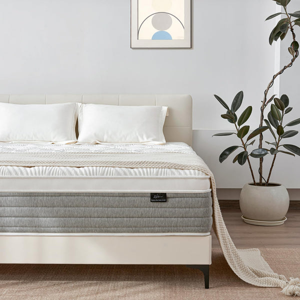 12-Inch Full Size Hybrid Mattress – Memory Foam & Pocket Springs, Medium Firm