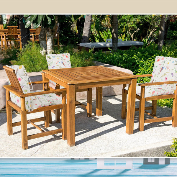 Outdoor Patio Chair Cushions with Back – 21.7 x 43.3 Inch Dining Seat Cushions with Ties