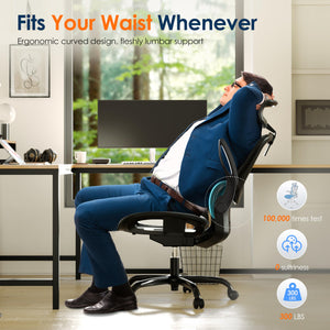 Ergonomic Mesh Office Chair with Flip-Up Armrests