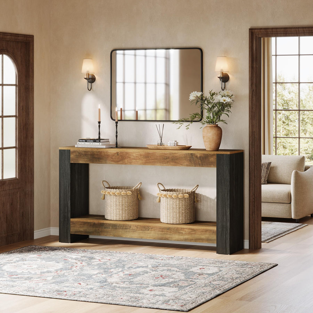 63-Inch Farmhouse Console Table