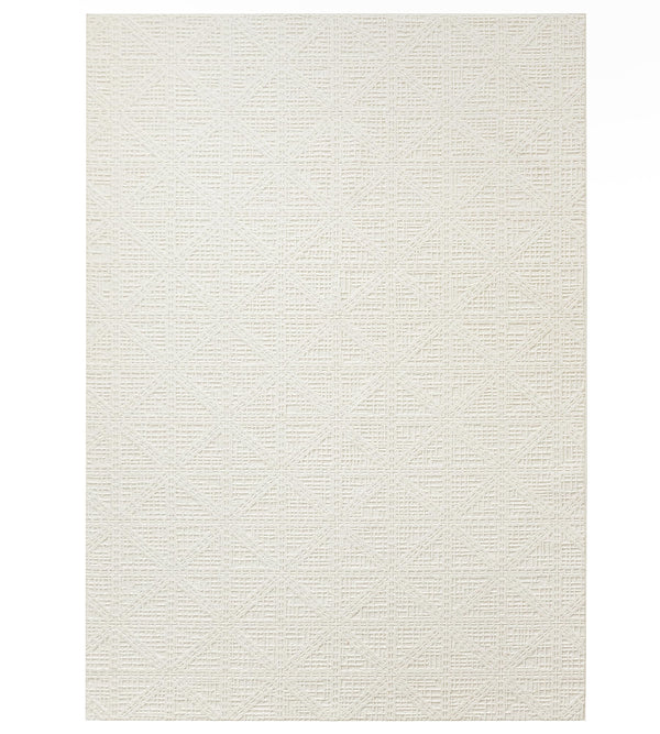 Beige Area Rug 4'7" x 6'7" – Stain Resistant Non-Slip Tufted Rug