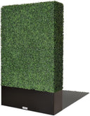 Artificial Boxwood Hedge Wall Privacy Panel with Steel Planter Box