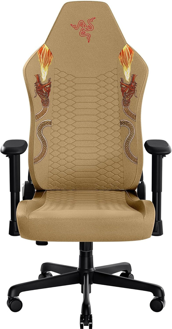 Ergonomic Gaming Chair with Lumbar Support & Fabric Finish