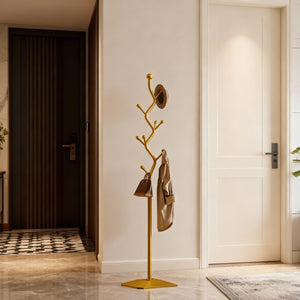 Metal Coat Rack Tree with 8 Hooks