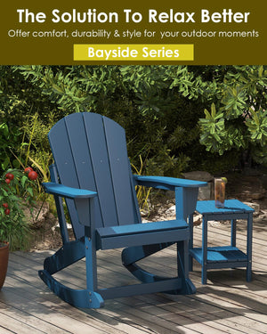 HDPE Adirondack Rocking Chair – Outdoor Porch Rocker