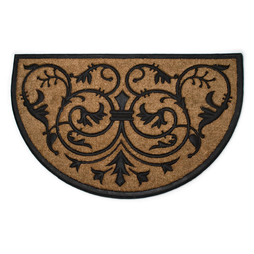 Jumbo Half Round Scroll Doormat