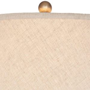 Bronze Urn Accent Table Lamp with Drum Shade