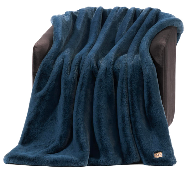 Plush Faux Fur Throw Blanket 50x70 Inch