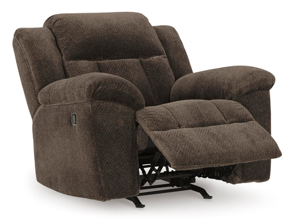 Manual Rocker Recliner with Pillow-Top Arms