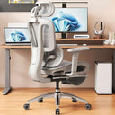 Ergonomic Office Chair with Footrest & Adjustable Lumbar Support
