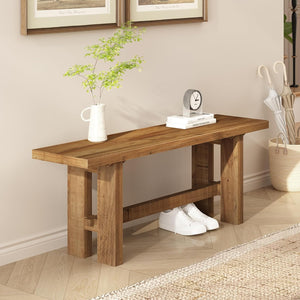Reclaimed Wood Entryway Bench