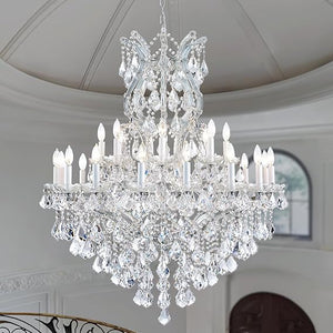 K9 Crystal Maria Theresa Chandelier – 12 or 24 Light, Gold or Silver