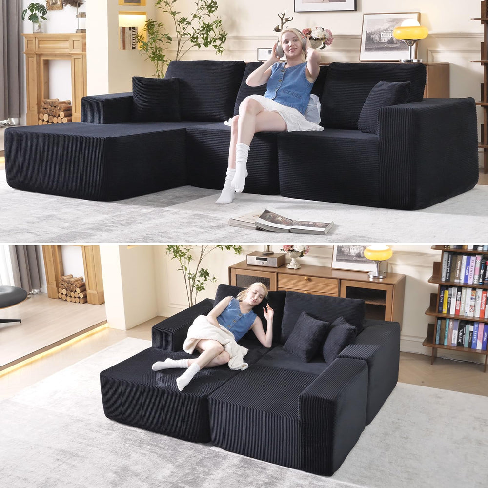 L-Shape Modular Sectional Sofa