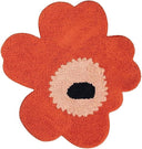 Unikko Floral Bath Mat – Organic Cotton, Non-Slip, Flower Shaped