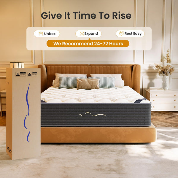 Cashmere Hybrid Mattress – Dual-Sided Cooling Gel Memory Foam with Pocket Springs