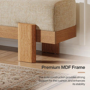55-Inch Upholstered Entryway Bench