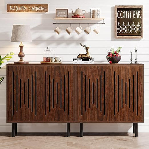 59" Sideboard Buffet Cabinet with Adjustable Shelves