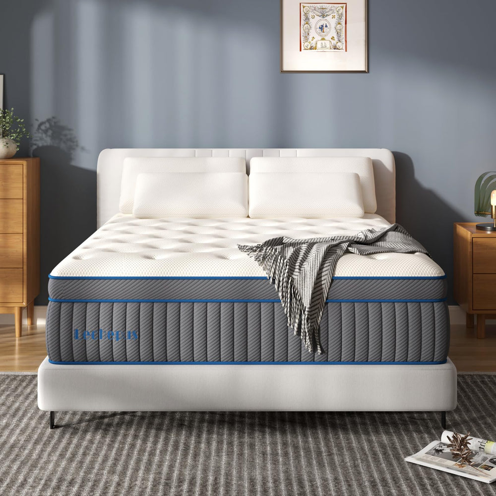 14-Inch Medium Plush Hybrid Mattress with Cooling Gel Memory Foam