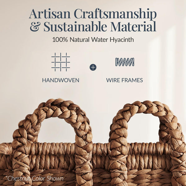 3-Piece Woven Storage Basket Set