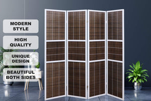 4-Panel 6ft Folding Room Divider