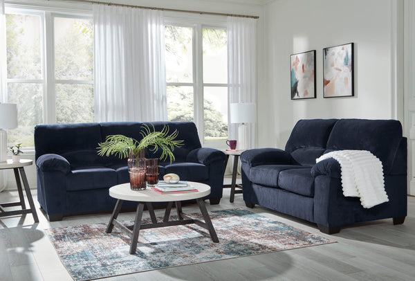 Corduroy Loveseat – Contemporary 2-Seat Sofa