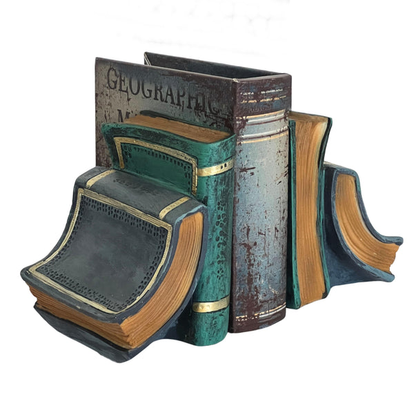 Decorative Non-Skid Heavy Duty Bookends 6 Inch