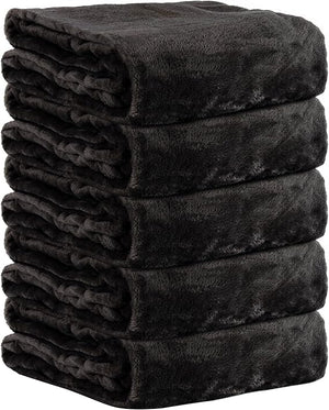 Bulk Fleece Throw Blankets 24 Pack 50x60 Polyester