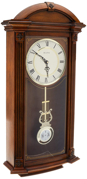 Hartwick Triple-Chime Wall Clock – Walnut