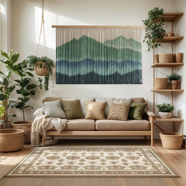 Large Boho Macrame Wall Hanging Tapestry