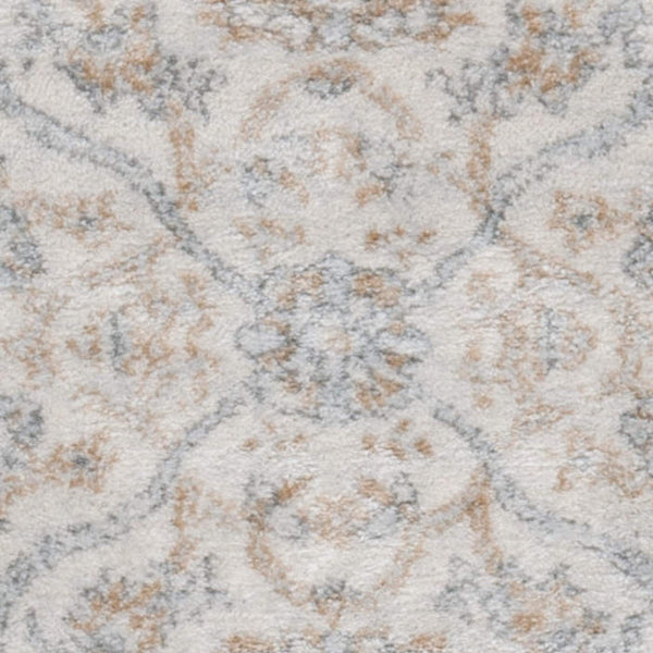 Oriental Area Rug 6'7" x 9' – Machine Woven Polypropylene, Non-Shedding