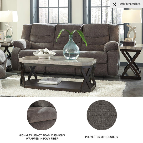 Reclining Sofa Set – Chenille Upholstered Living Room Couch