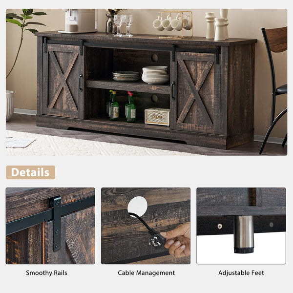 4-Piece Farmhouse Living Room Table Set