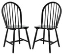 Windsor Farmhouse Dining Chairs Set of 2 – Spindle Back Solid Wood
