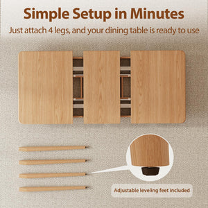Solid Wood Extendable Dining Table