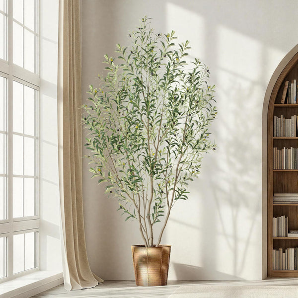 Artificial Olive Tree with Realistic Leaves & Olives