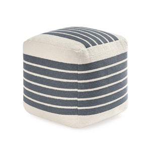 Square Cotton Pouf Ottoman Footrest