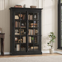 65" Tall Display Cabinet with Glass Door & Adjustable Shelves