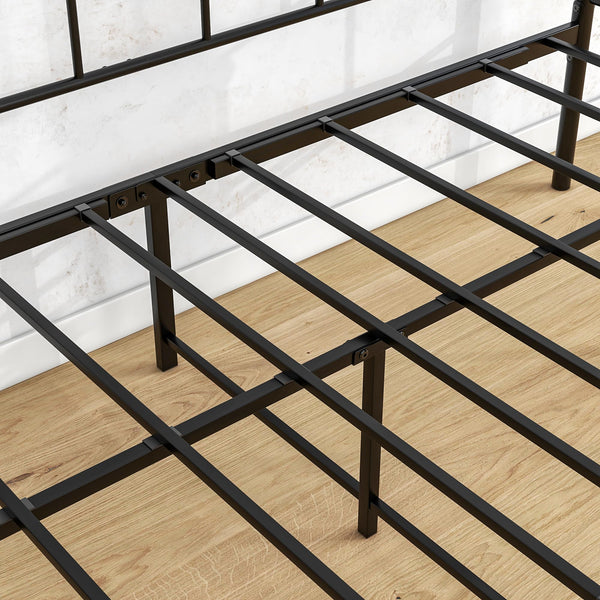 Twin Metal Daybed Frame with Under-Bed Storage