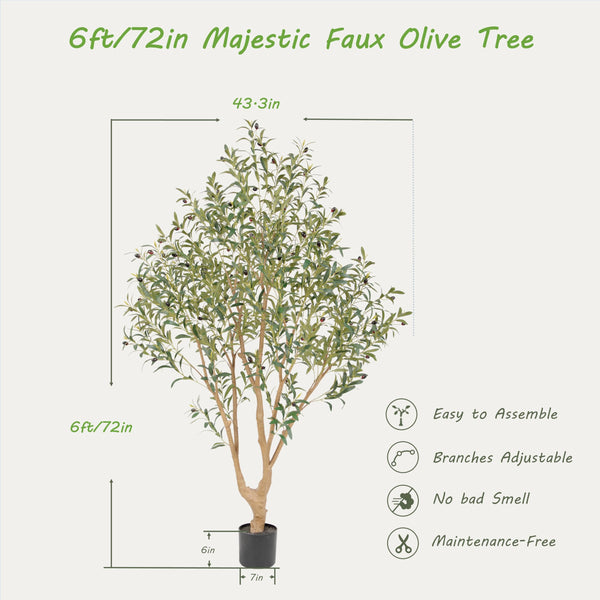 Artificial Olive Tree – Indoor & Outdoor Faux Plant