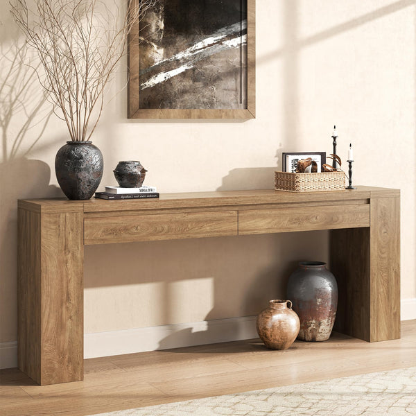 Extra Long Console Table with 2 Drawers