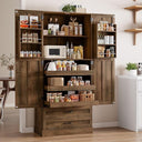 71" Tall Farmhouse Kitchen Pantry Cabinet