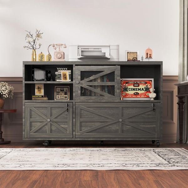 2-Drawer Lateral File Cabinet with Lock
