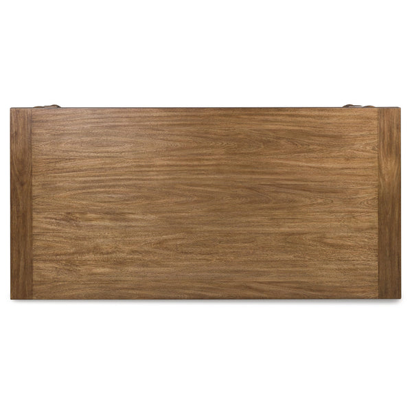 Traditional Dining Table with Turned Legs – Seats 8, Light Brown