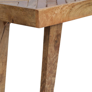 Mango Wood Rectangular Dining Bench