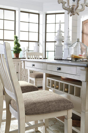 Rectangular Counter Dining Table with Storage