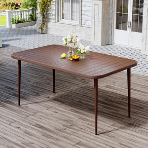 5-Piece Outdoor Patio Dining Set with Table and 4 Chairs
