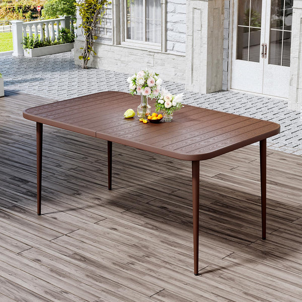 5-Piece Outdoor Patio Dining Set with Table and 4 Chairs