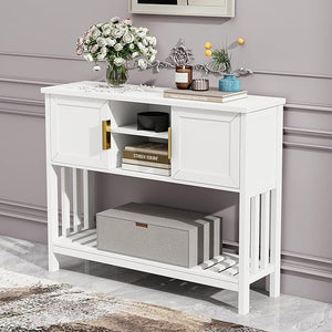 Console Table with Motion Sensor Light & Storage Drawers