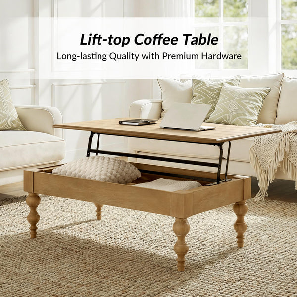 Lift Top Coffee Table with Storage